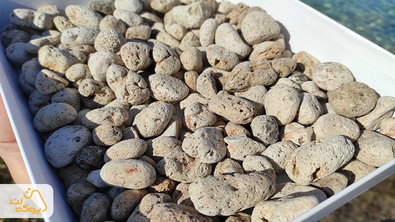 سبک سازی خاک با پوکه 